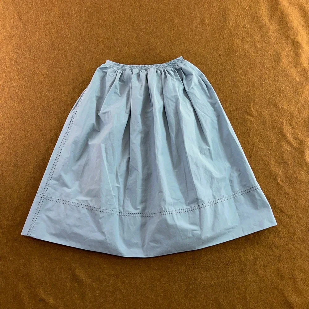 The Middle Daughter Girls 9-10 Blue In A Roundabout Way A-Line Skirt New